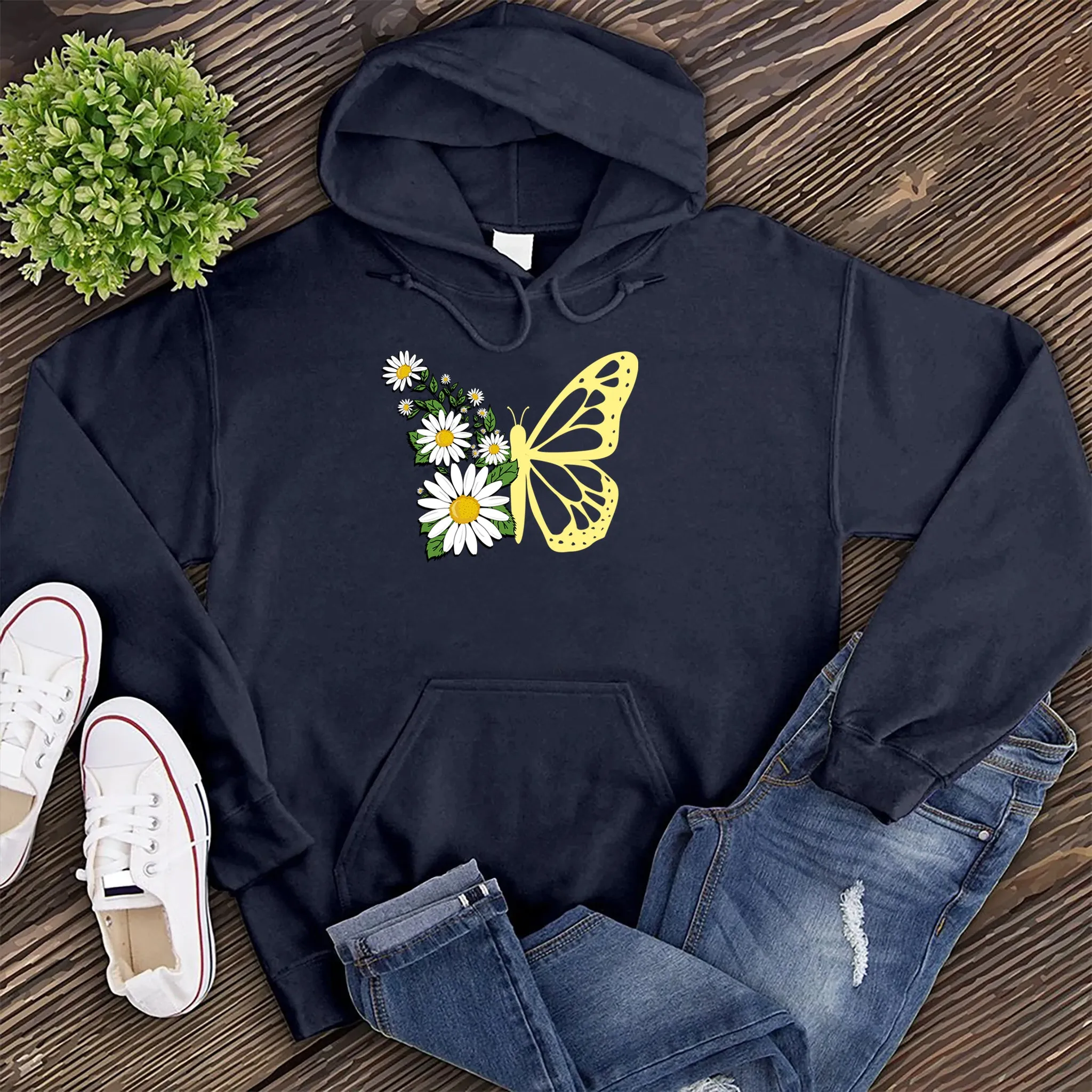 Daisy Butterfly Hoodie
