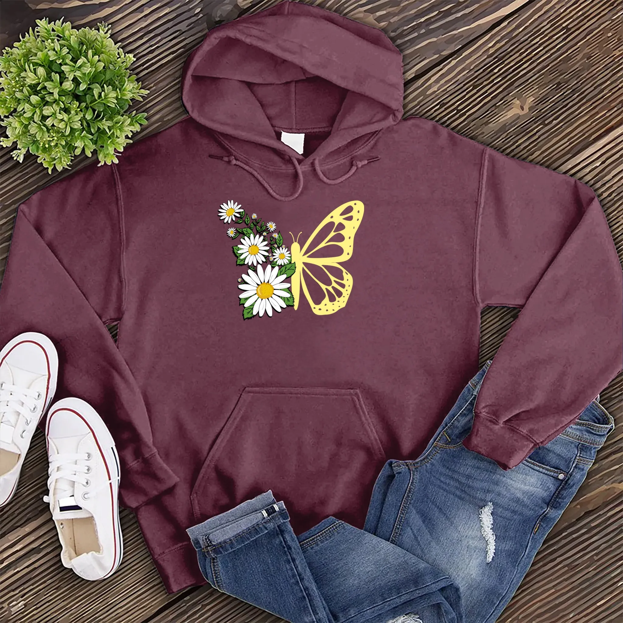 Daisy Butterfly Hoodie