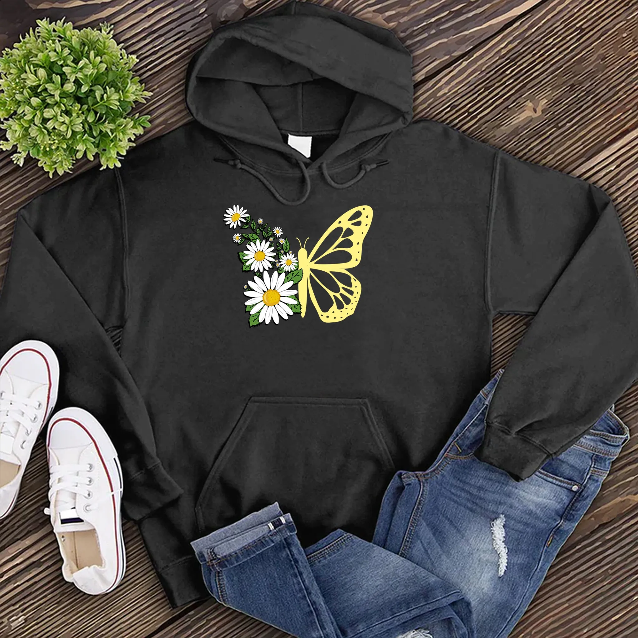 Daisy Butterfly Hoodie