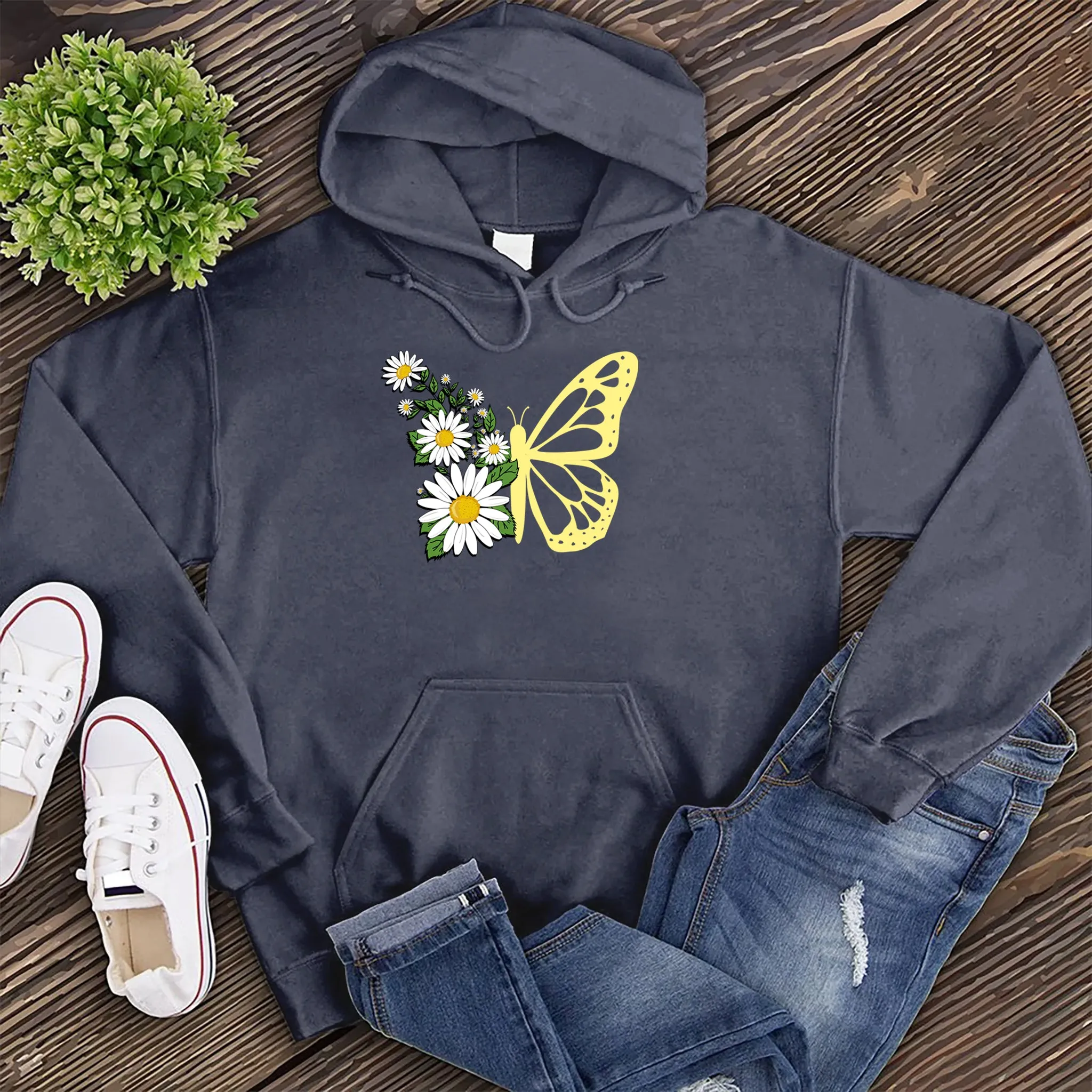 Daisy Butterfly Hoodie