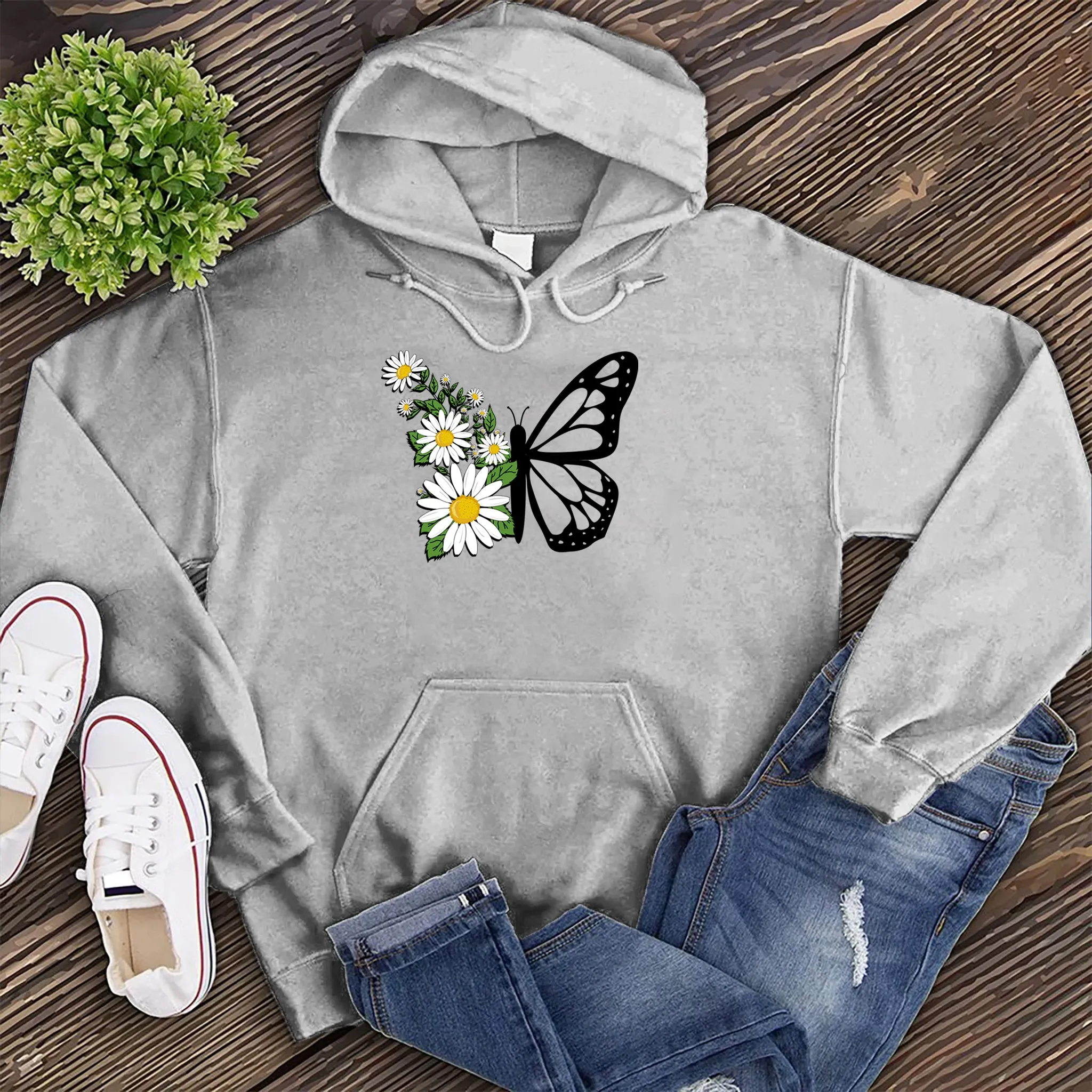 Daisy Butterfly Hoodie