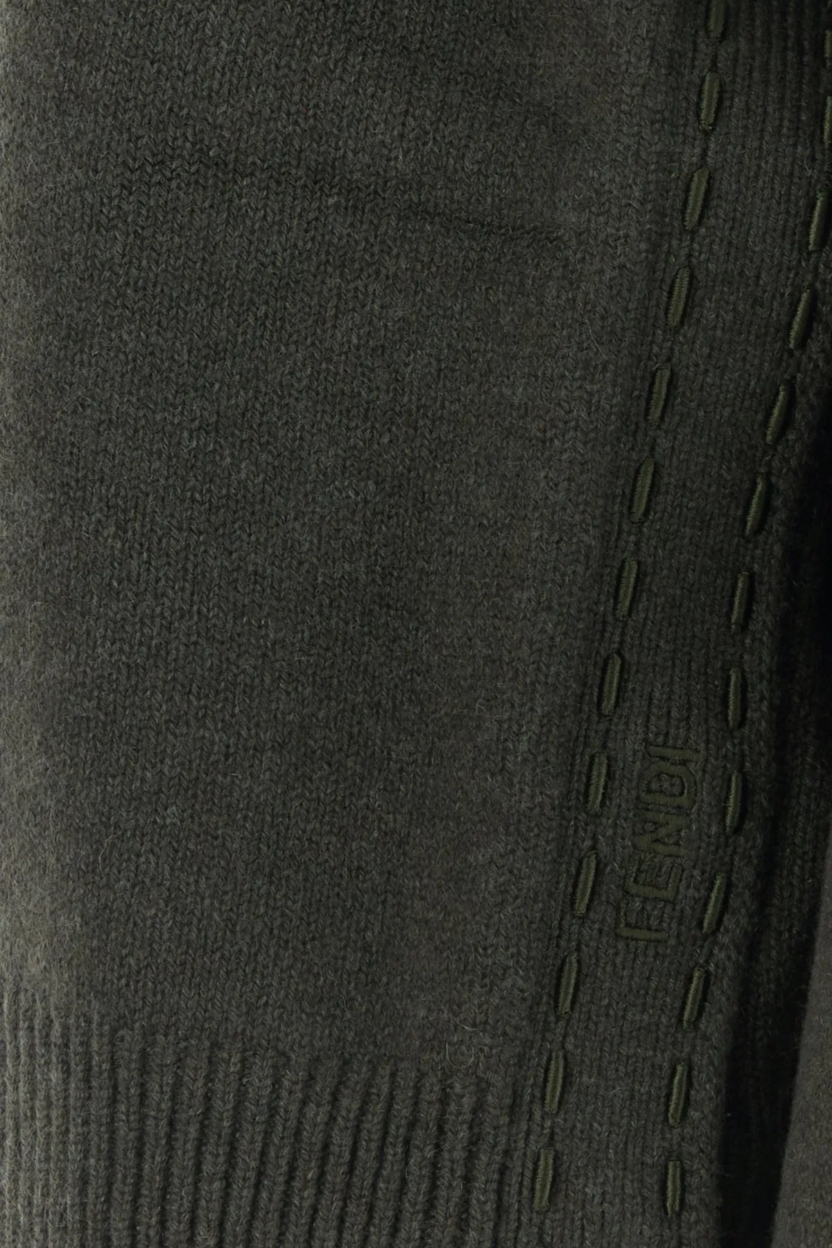 Dark green cashmere blend sweater