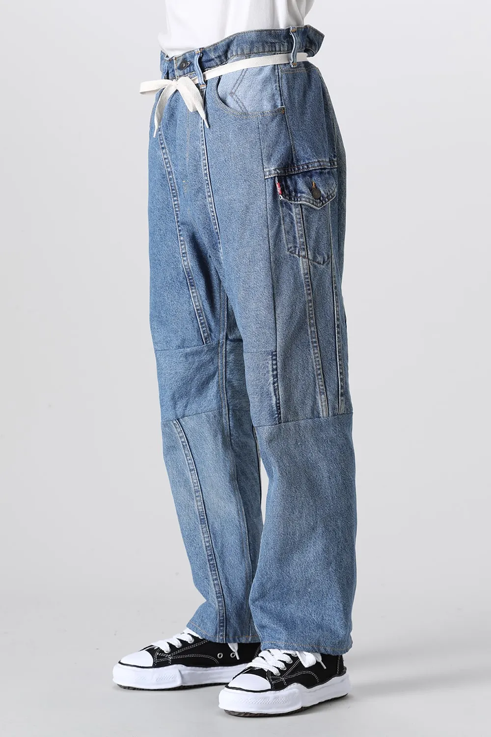 Denim Cargo Pants - L1