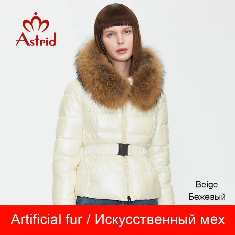 Dicke Parka Kurzjacke mit Kapuze