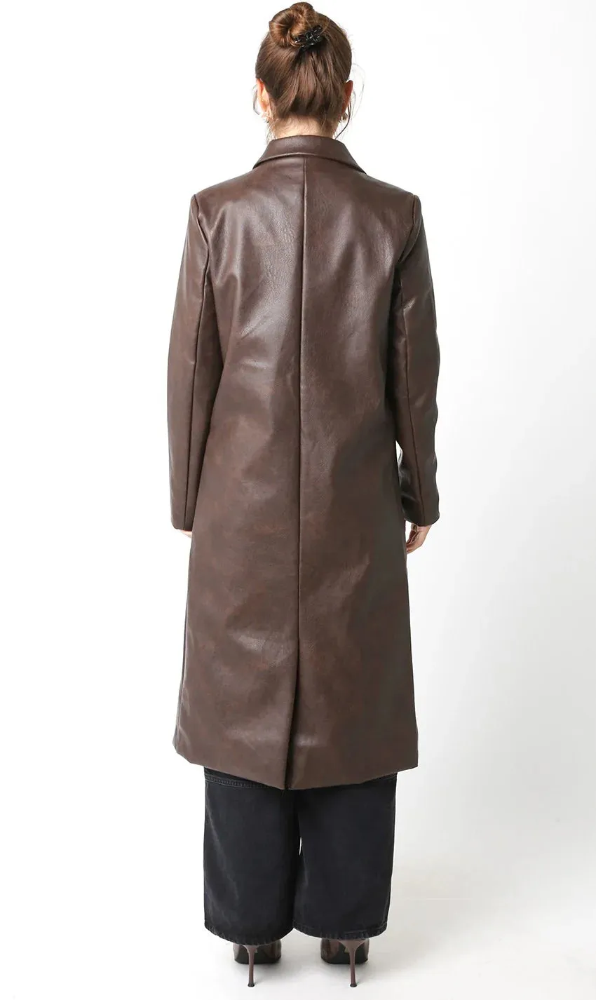 Drew PU Coat