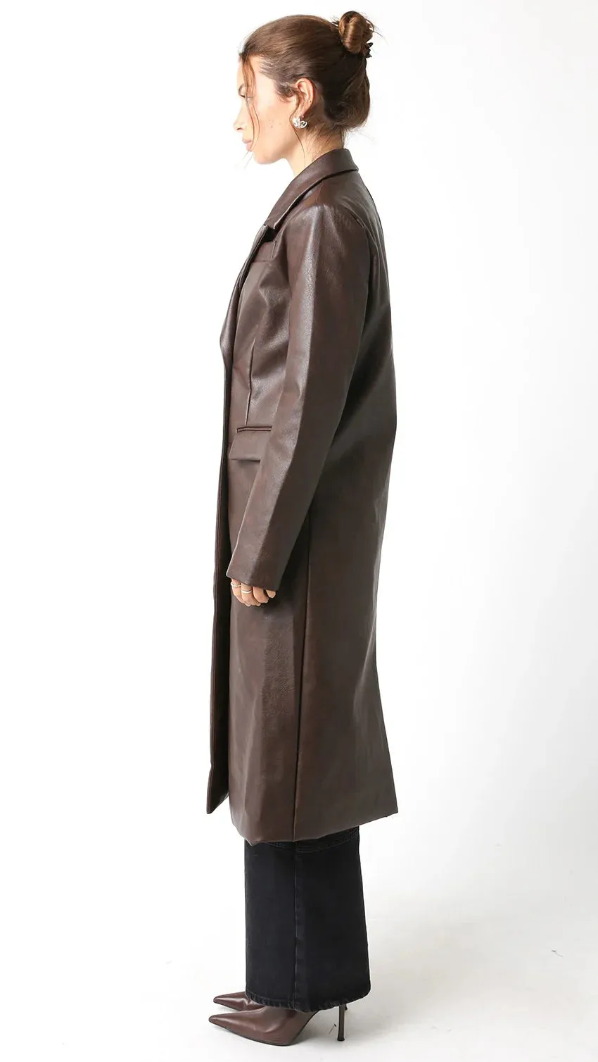 Drew PU Coat
