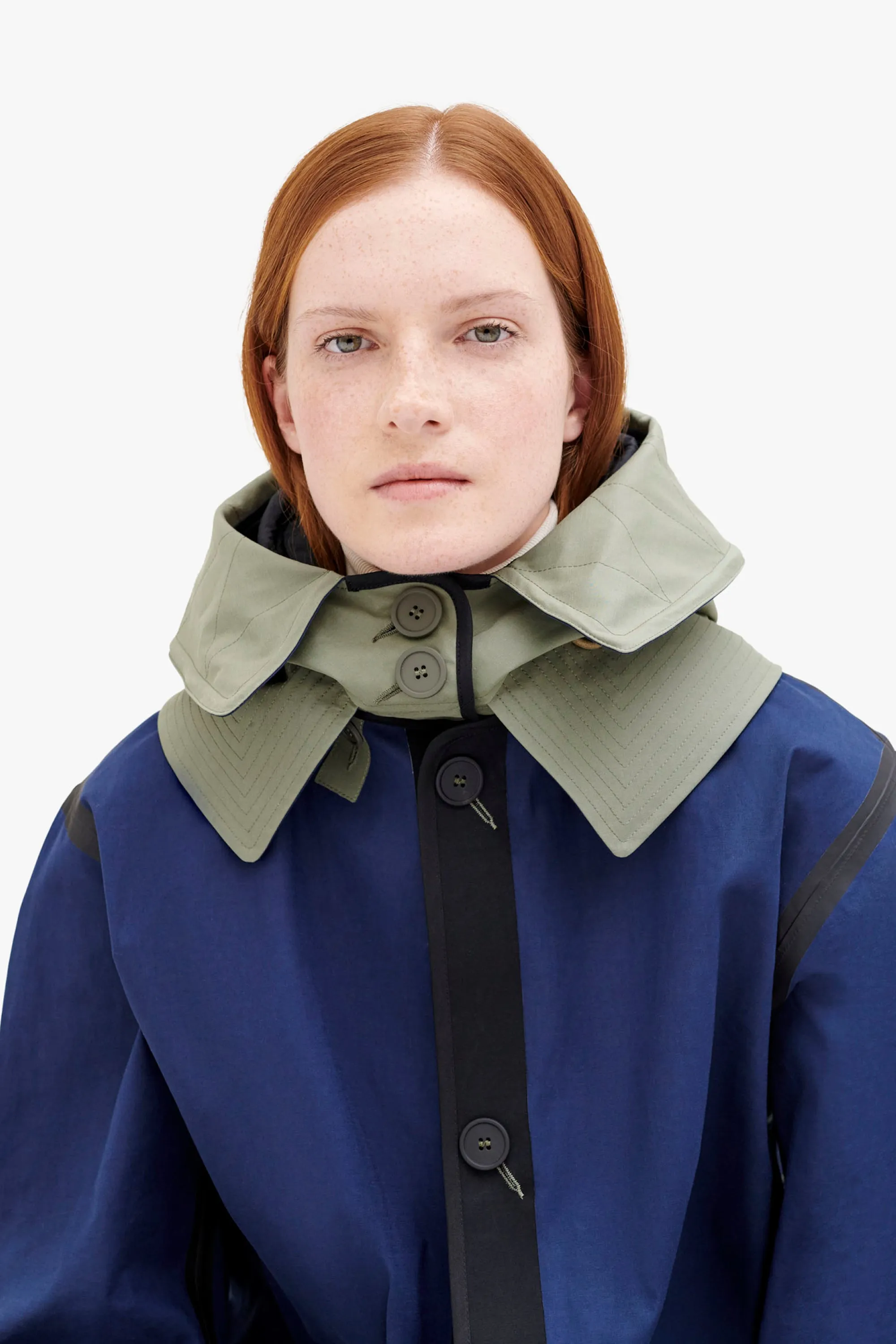 Elements Rain Quilt Hood - Sage