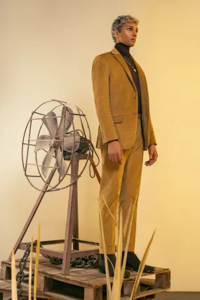 Fawn Yellow Corduroy Suit