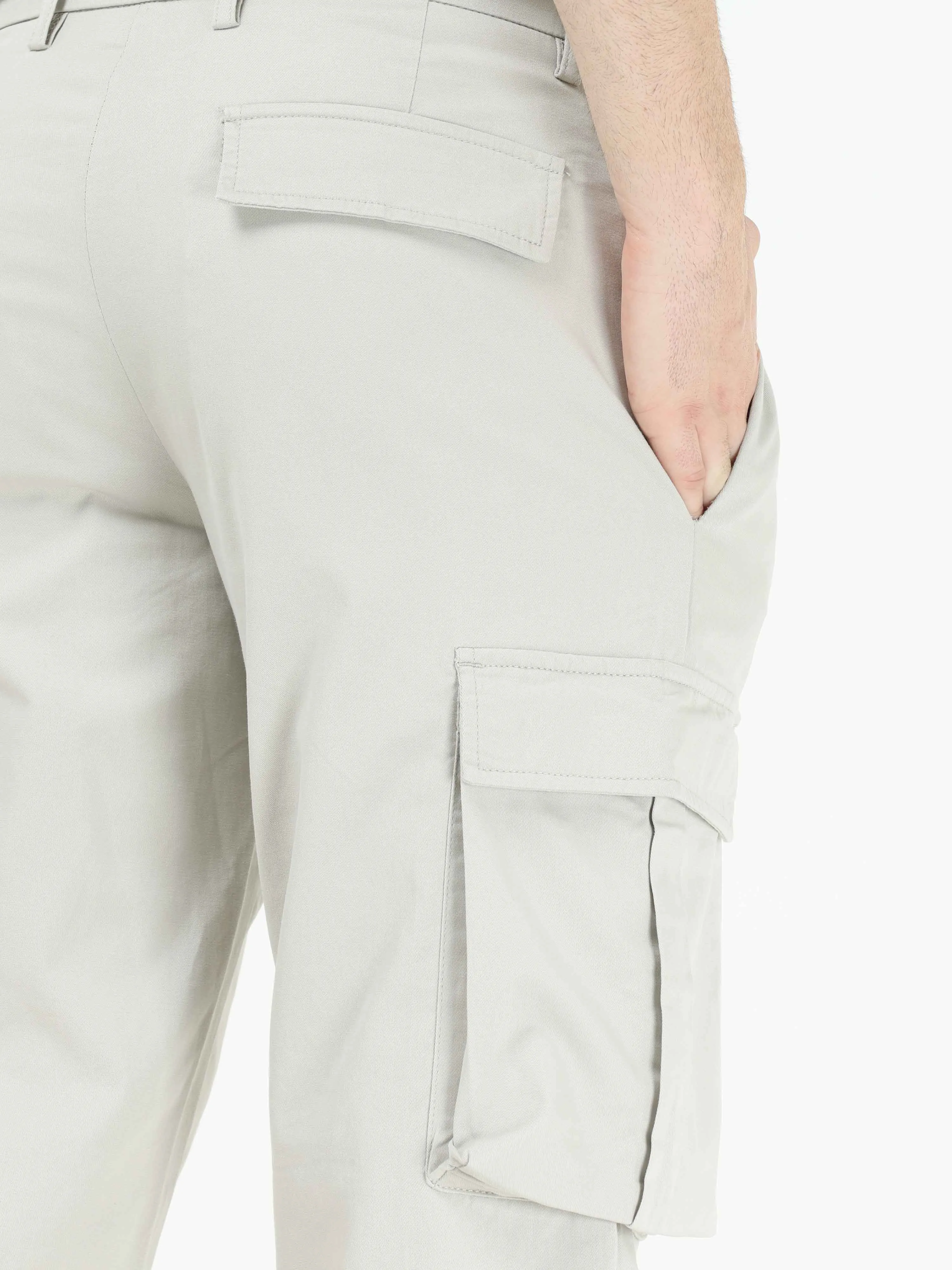 Finest Twill Dark Cloud Grey Baggy Fit Cargo