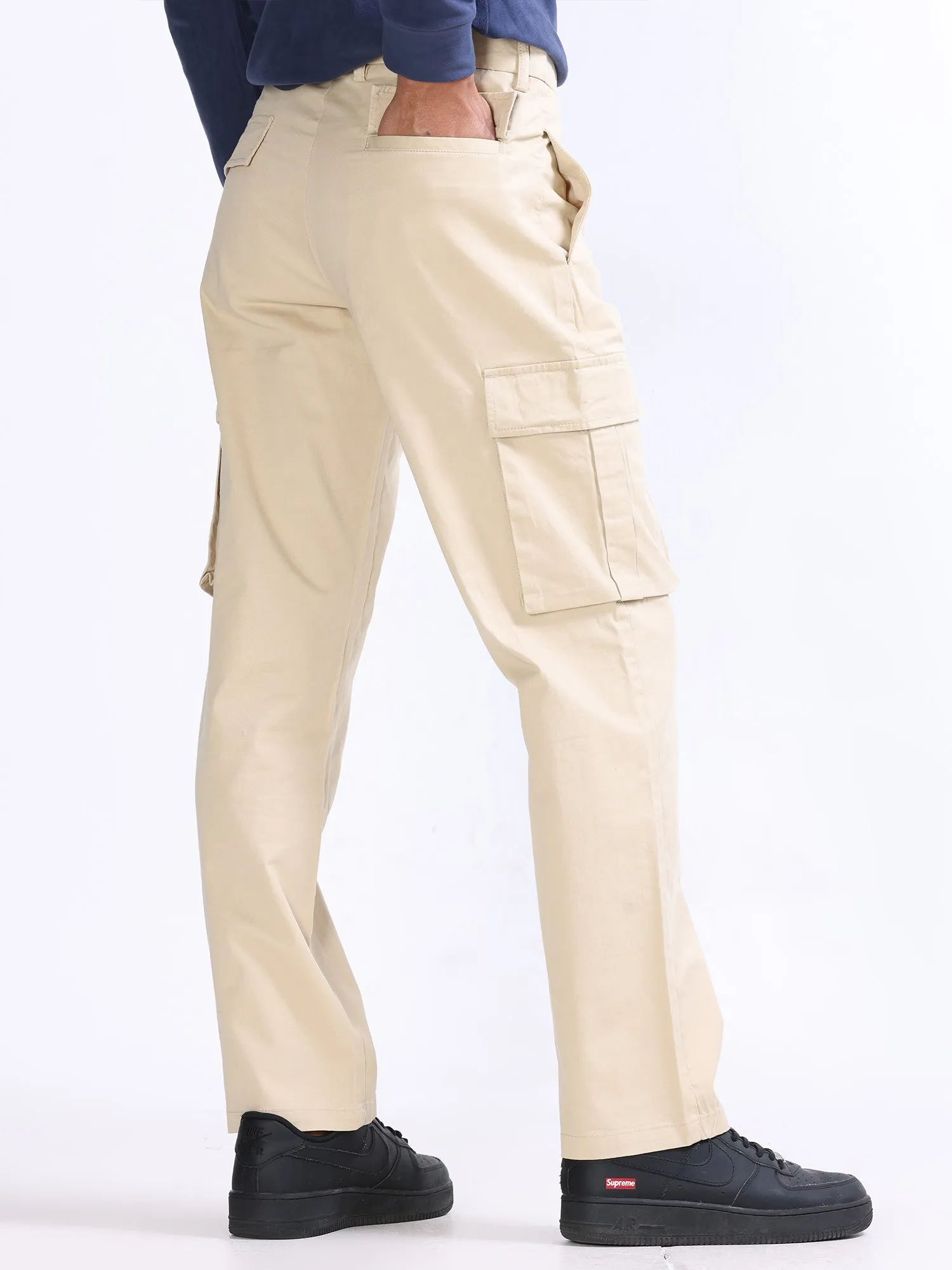 Finest Twill Eggnog Baggy Fit Cargo