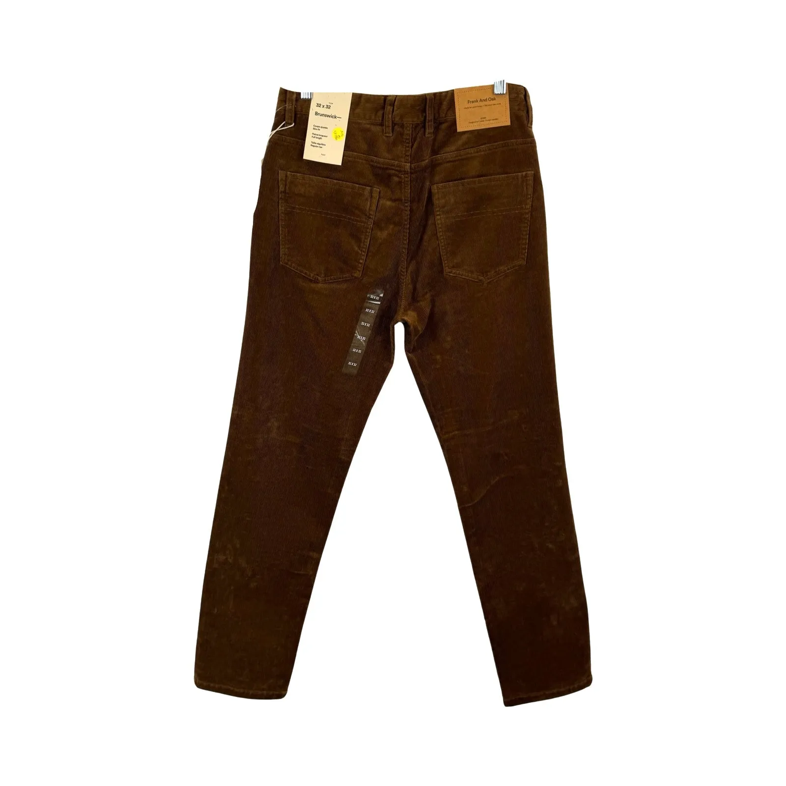 Frank and Oak Brunswick Slim Fit Corduroy Pants