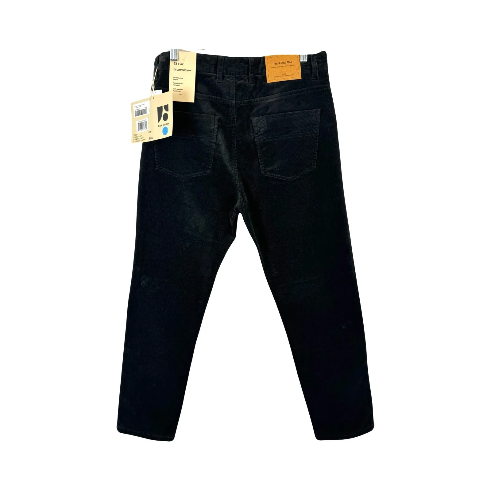 Frank and Oak Brunswick Slim Fit Corduroy Pants