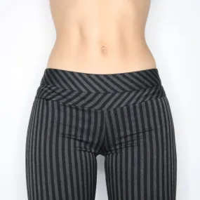Grunge Striped Flare Pants (XS)