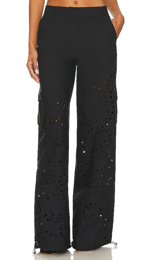 HEMANT AND NANDITA Cargo Pants in Black