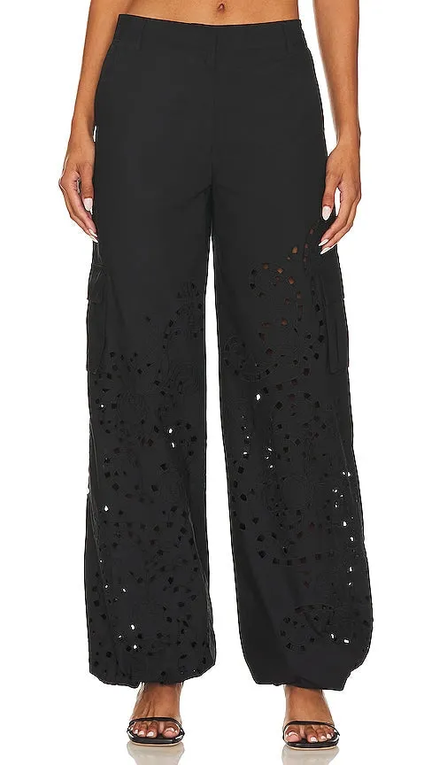 HEMANT AND NANDITA Cargo Pants in Black