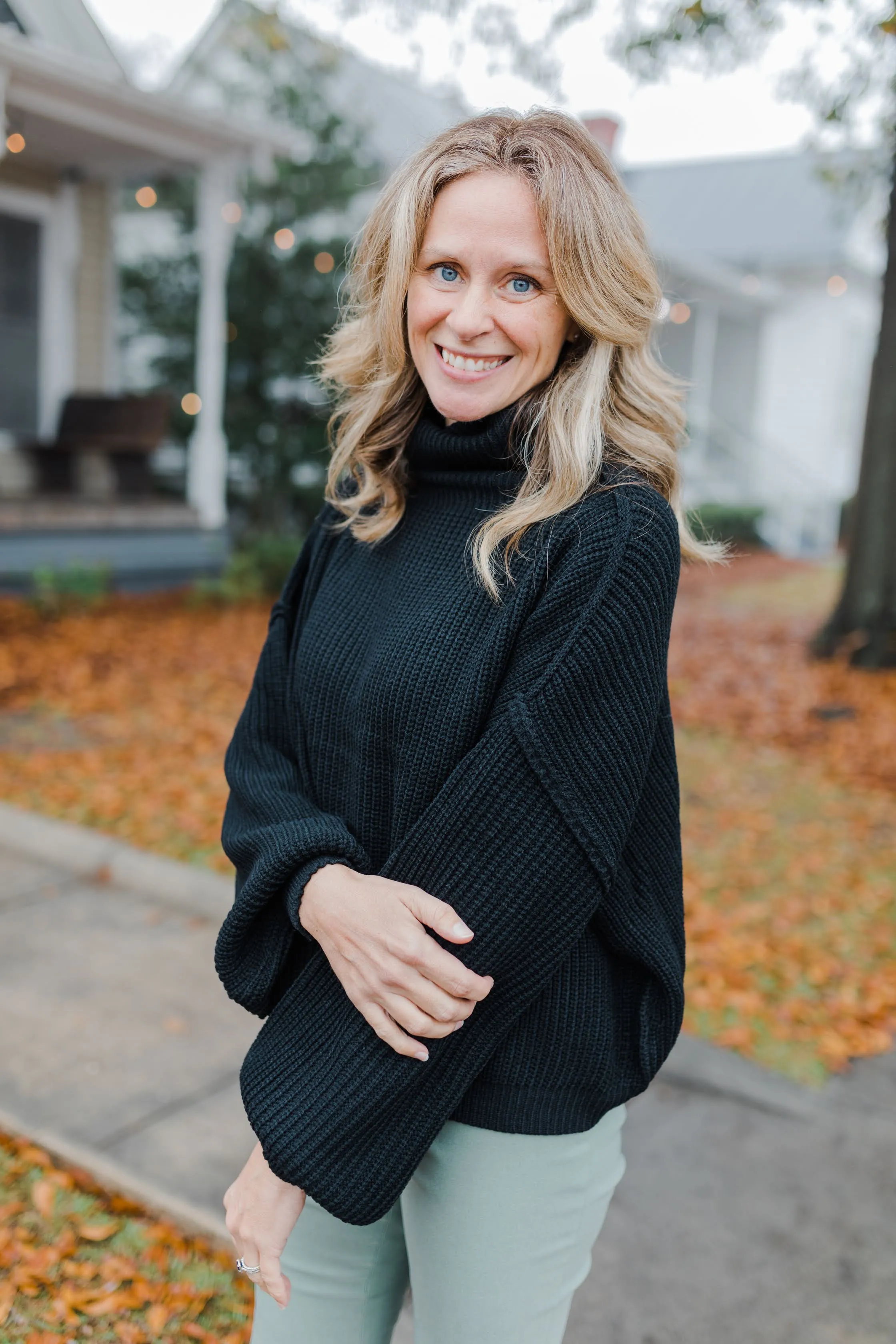 Hollie Oversized Turtleneck Sweater
