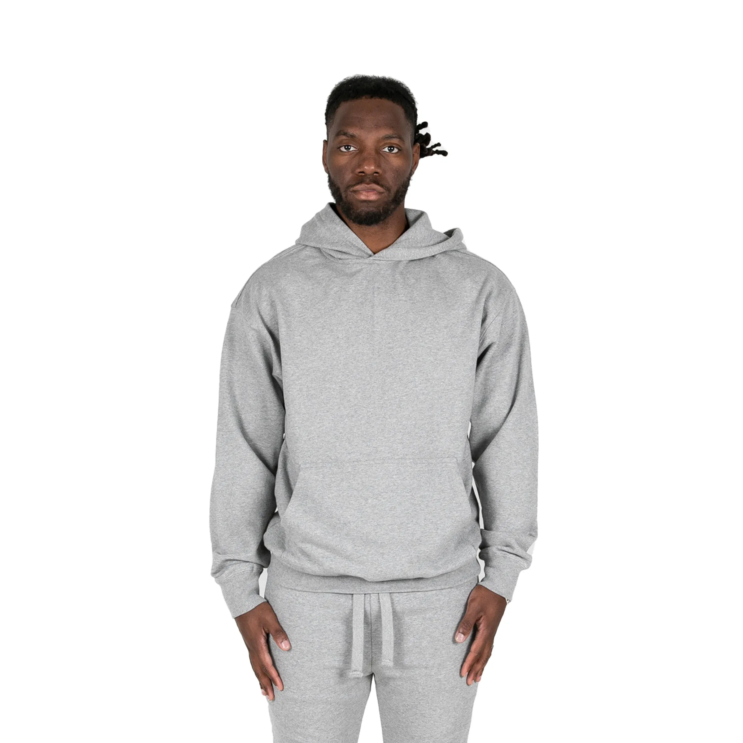 HOODIE - HEATHER GREY