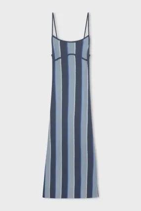 Horizon Stripe Organic Cotton Blend Knit Dress