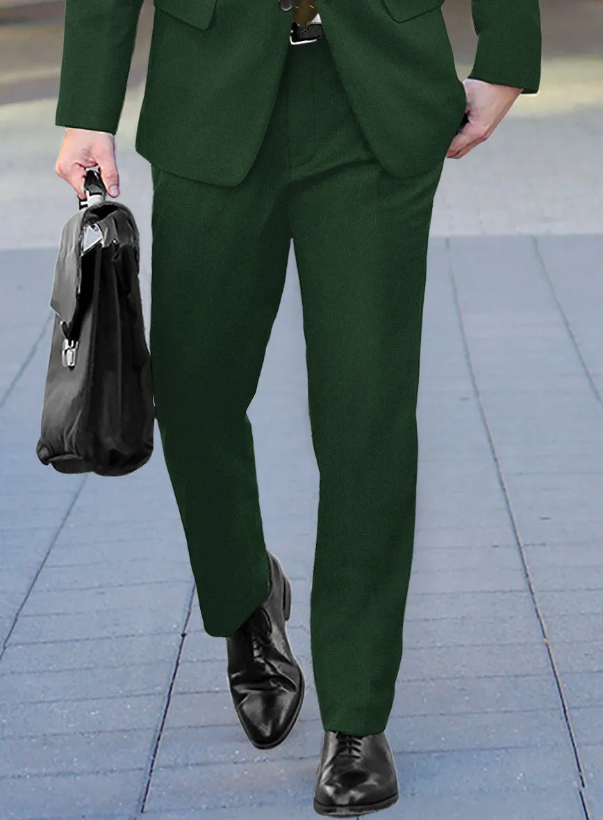 Italian Turna Green Flannel Pants