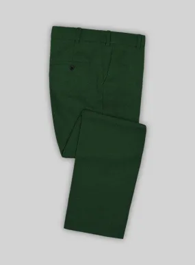 Italian Turna Green Flannel Pants