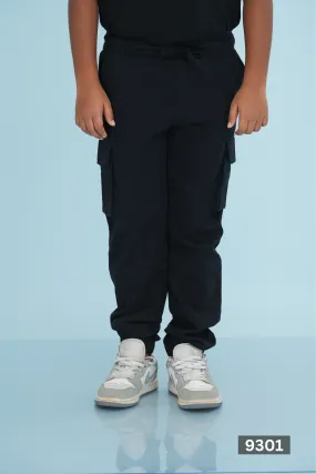 JUNIOR CARGO TWILL ESSENTIAL PANT - BLACK