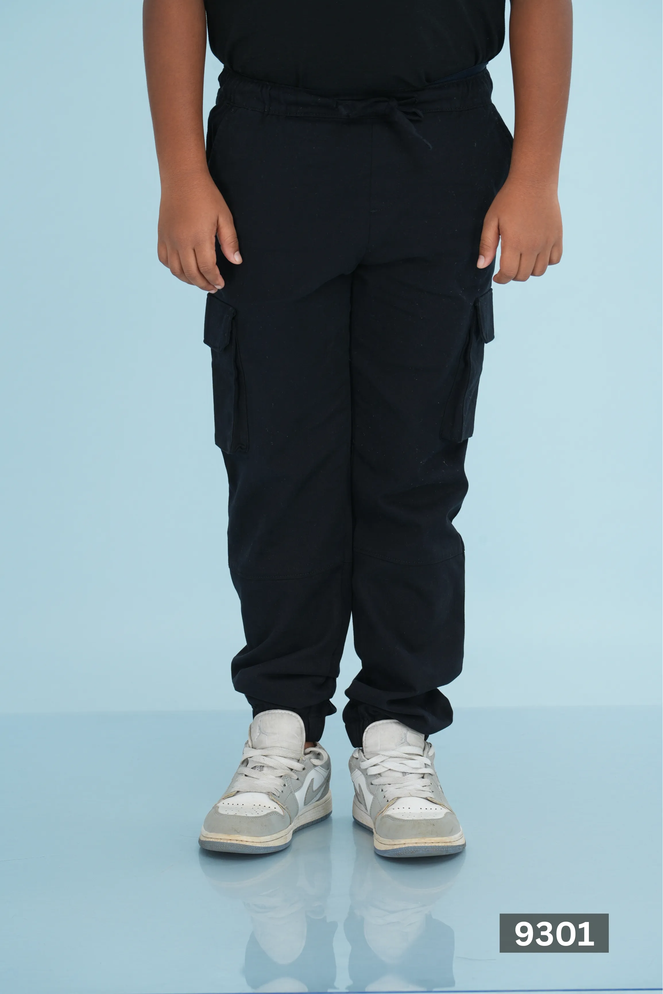 JUNIOR CARGO TWILL ESSENTIAL PANT - BLACK