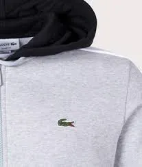 Lacoste Men's Colorblock Jogger Hoodie 'GREY' SH1301 51 SJ1