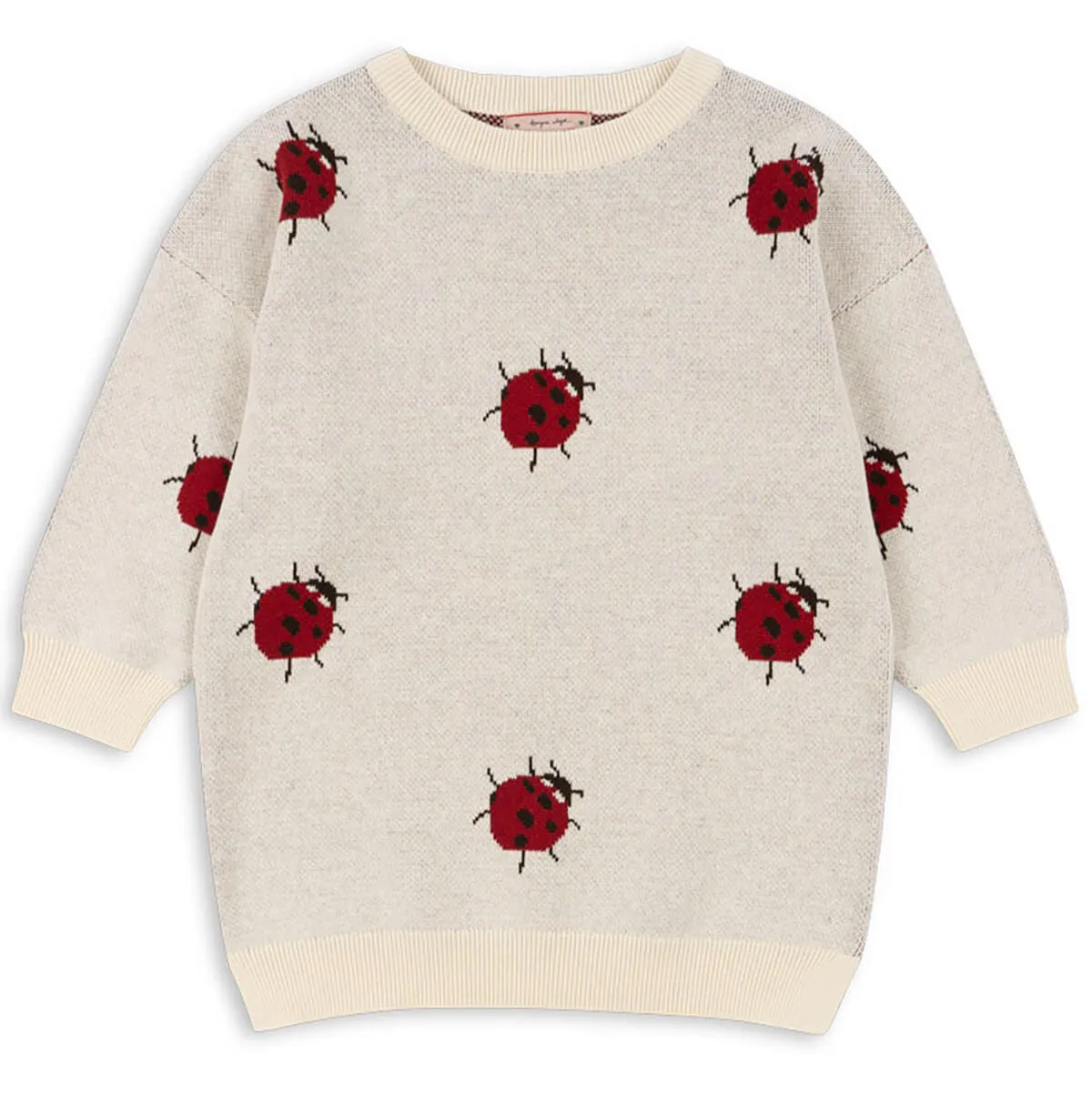 Lapis Knit Dress in Ladybug by Konges Slojd