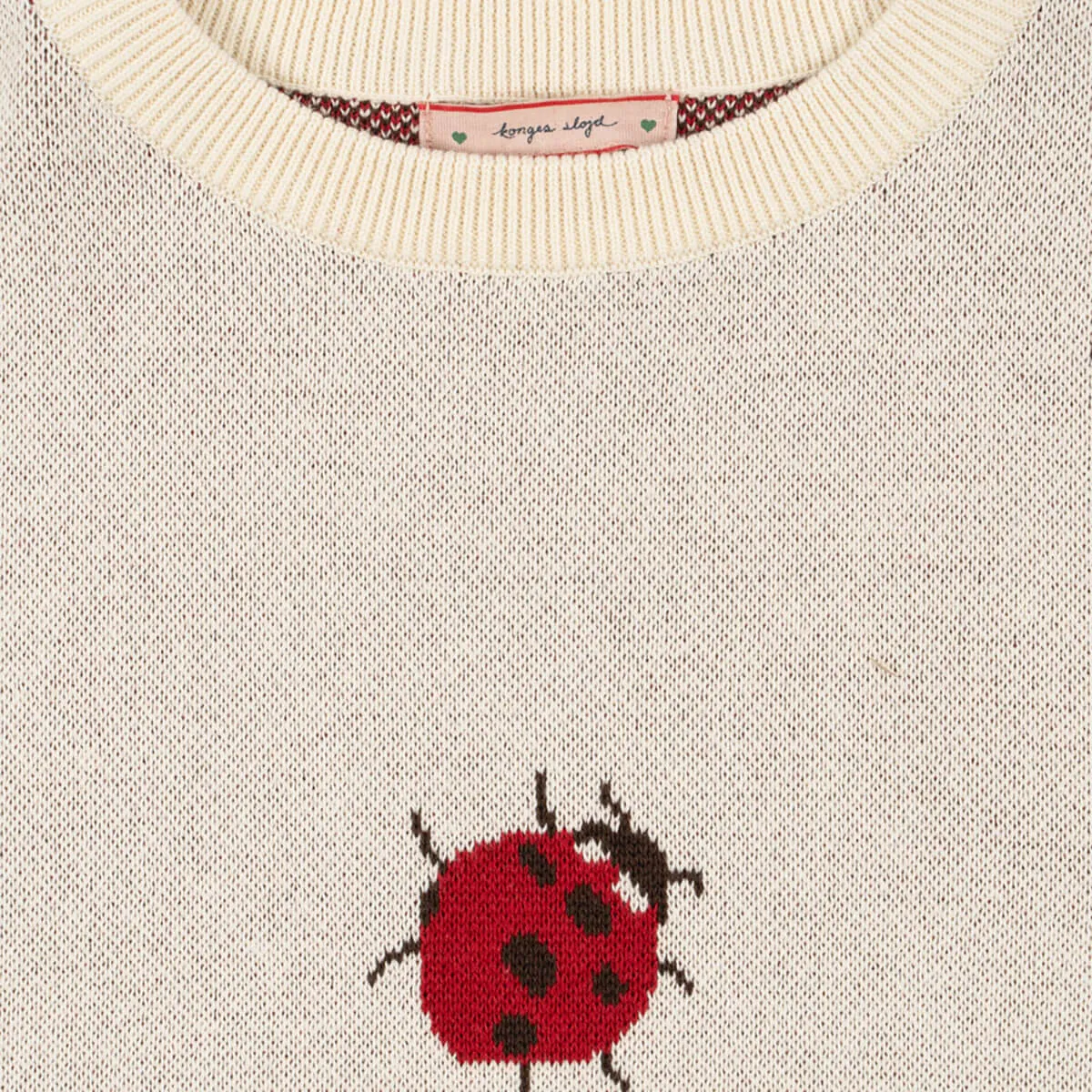 Lapis Knit Dress in Ladybug by Konges Slojd
