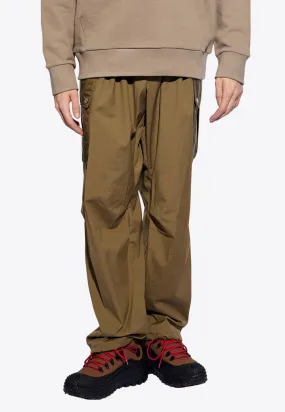 Logo-Patch Straight-Leg Cargo Pants