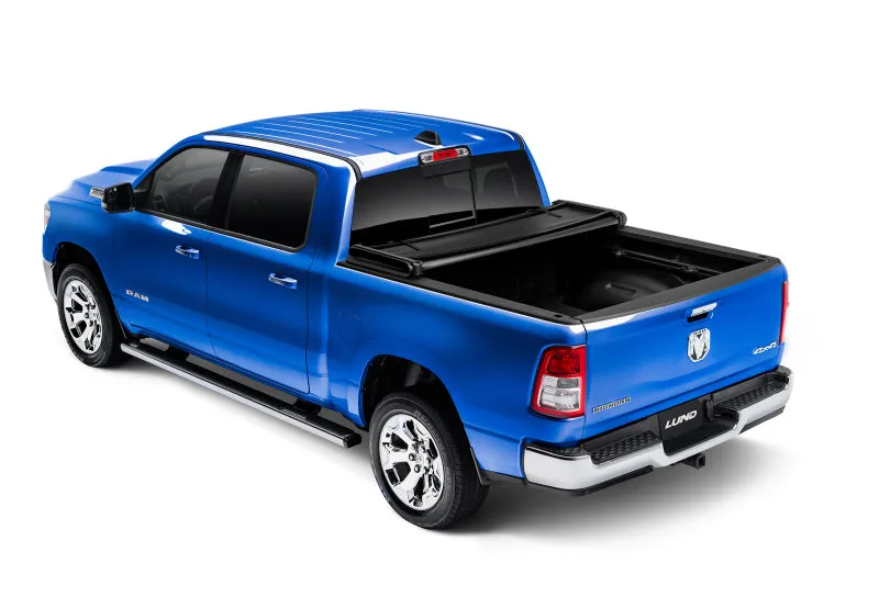 Lund Genesis Elite Tri-Fold Twill Tonneau Cover - Black - 6 ft 6 in Bed - Dodge Ram Fullsize Truck 2002-19