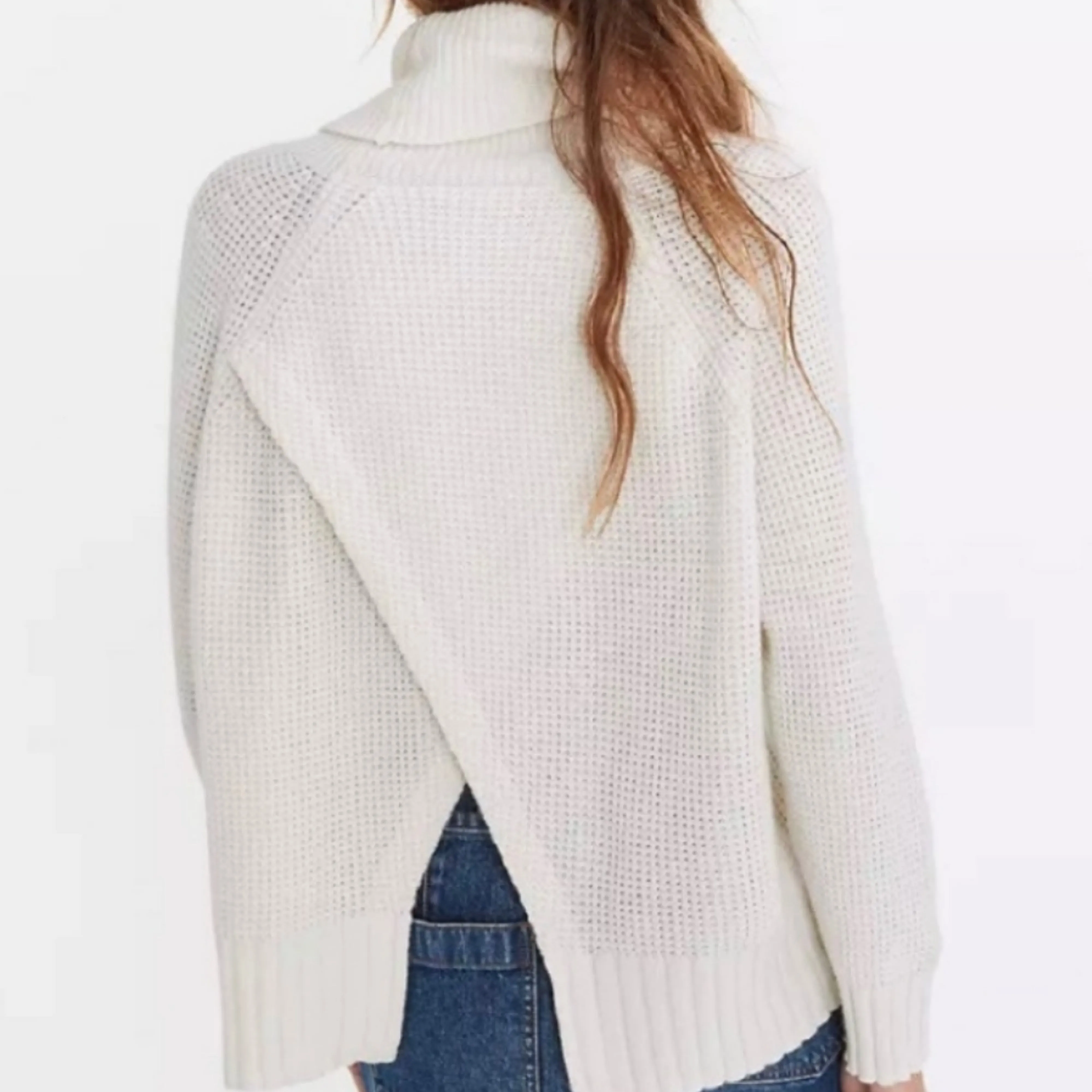 MADEWELL Eastbrook Split Back Sweater