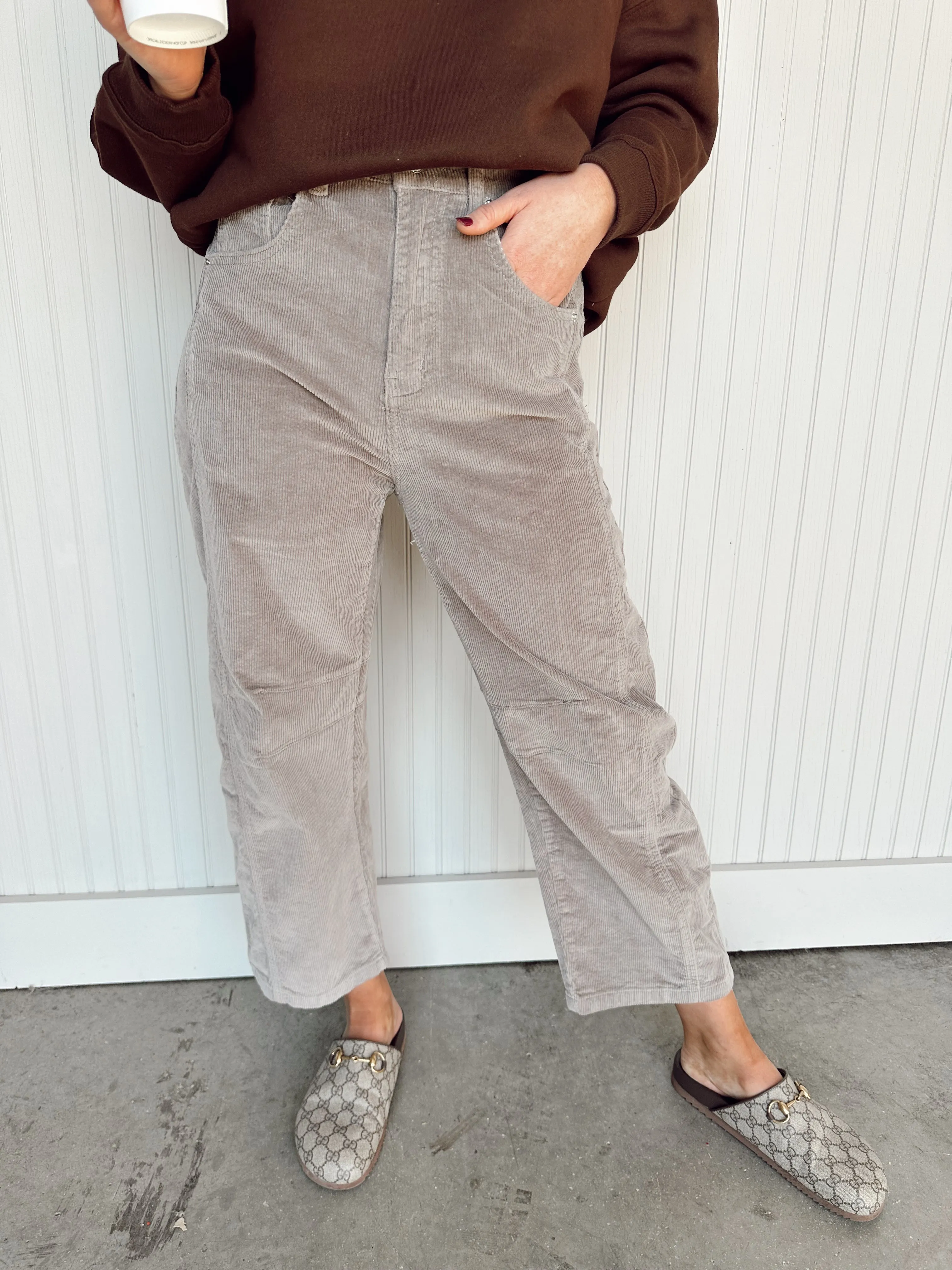 Mason Corduroy Barrel Pants