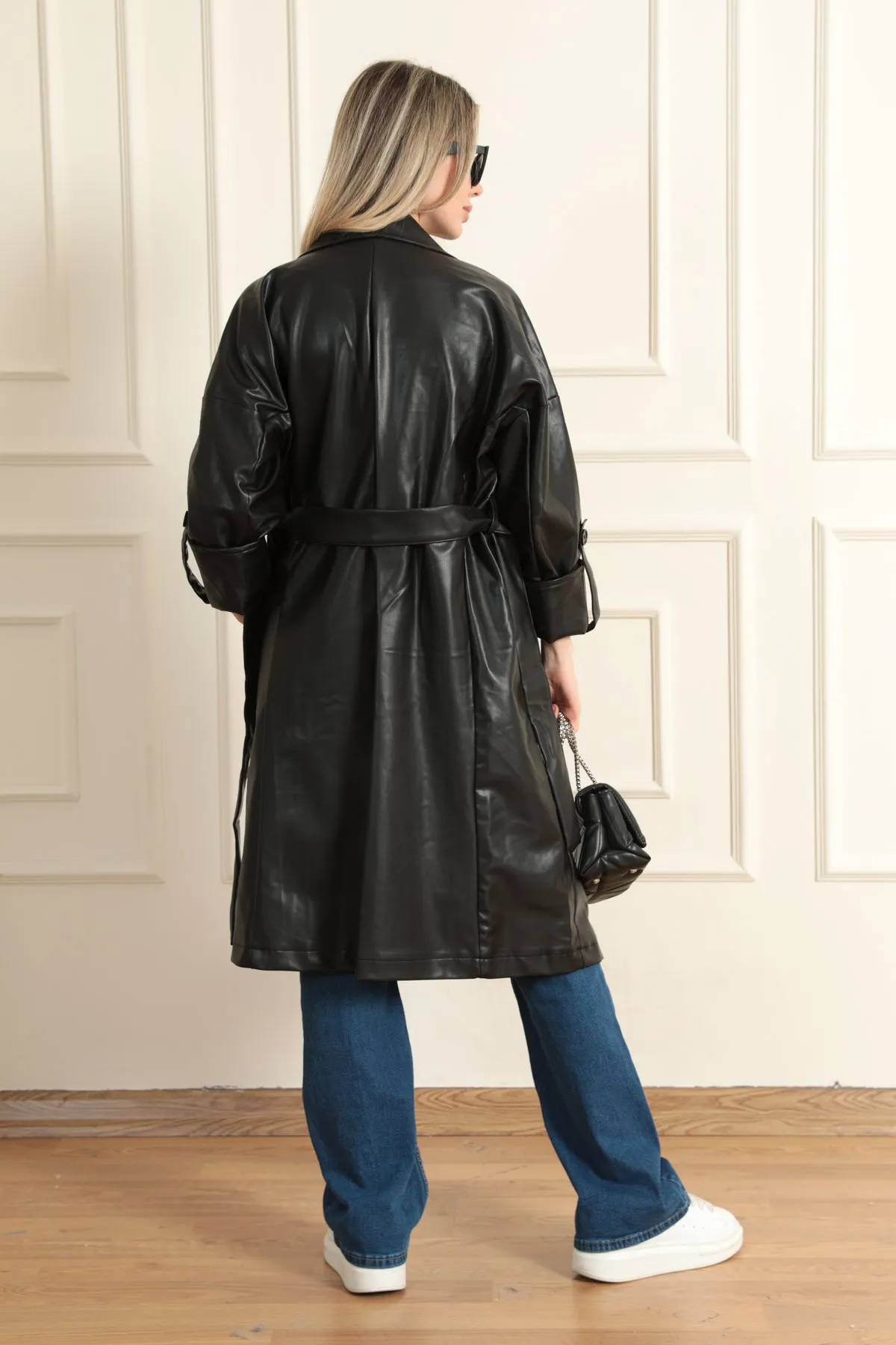 MPL Women's Leather Trench Coat 1034 - Elizabeth