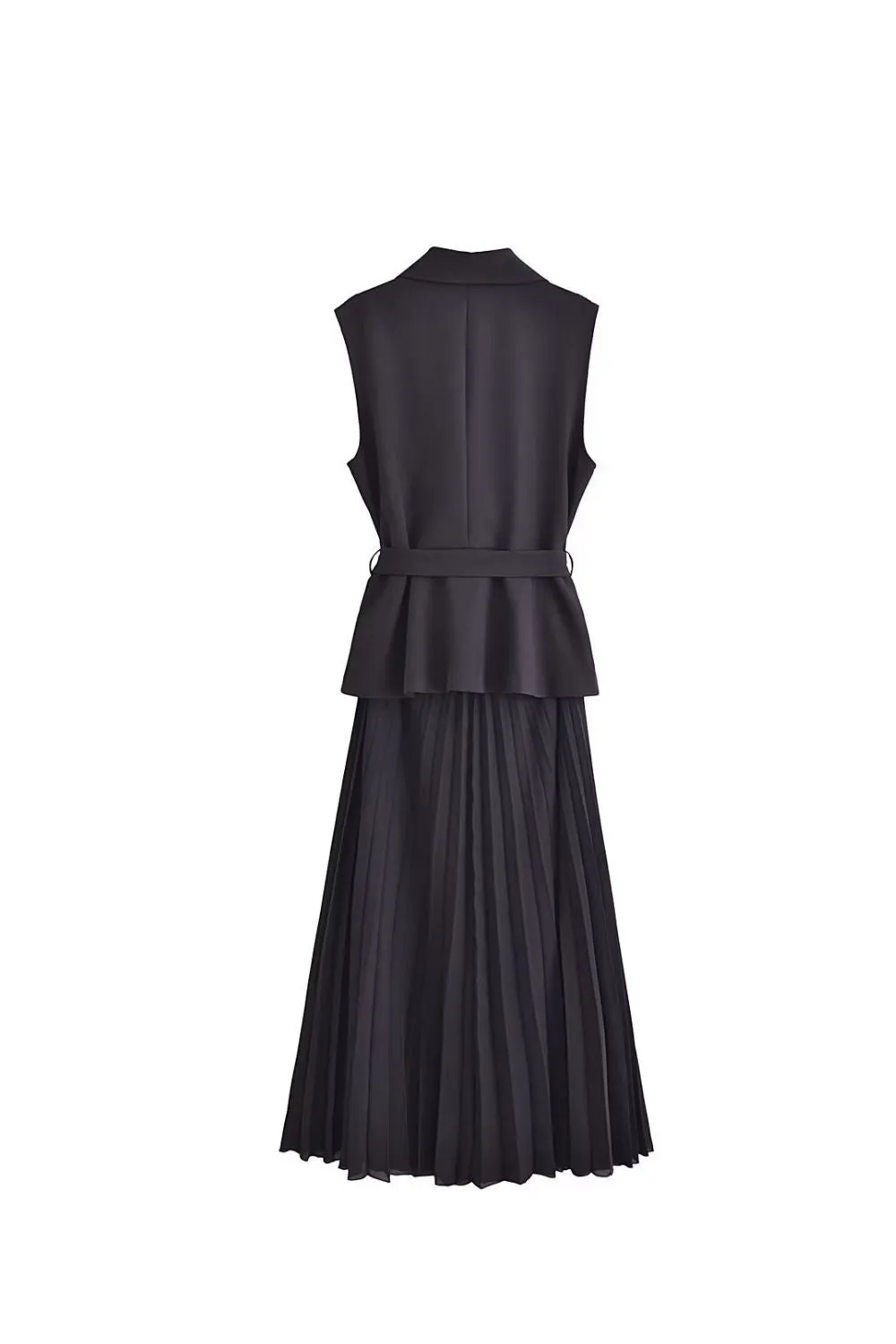 ’Naomi ‘ Sleeveless Pleated Dress (3 Color)