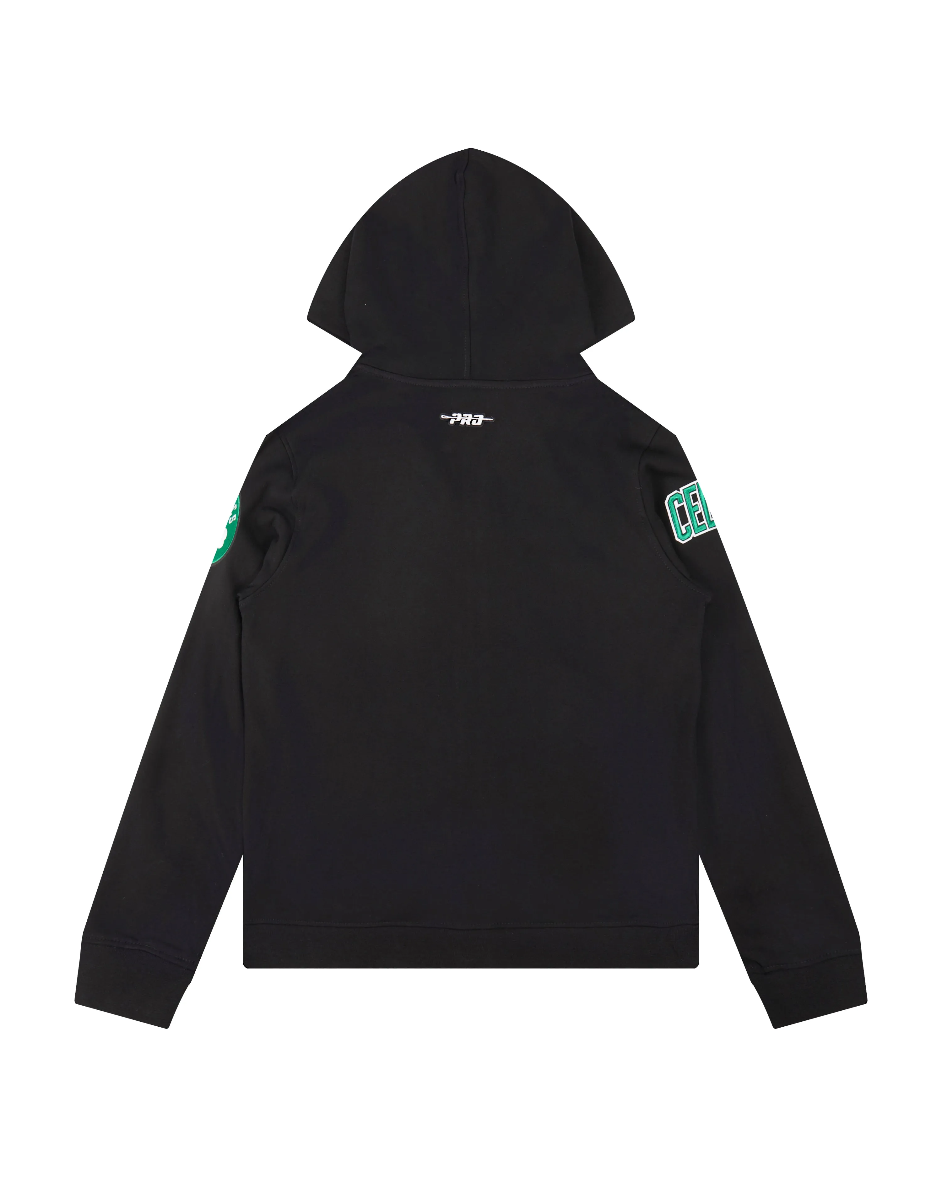 NBA BOSTON CELTICS CLASSIC BIG BOYS FLC FZ PO HOODIE (BLACK)