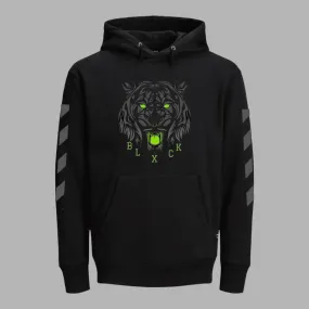 Neon Tiger Black Hoodie