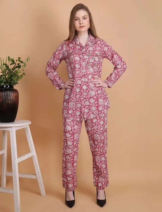 Nevaeh- Hand Block Print Cotton Co-ord Set