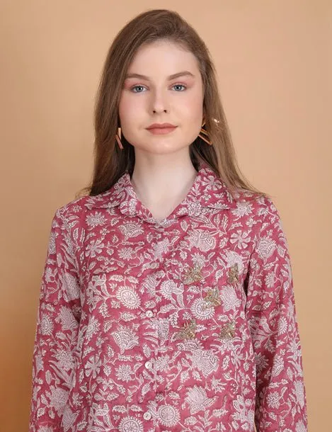Nevaeh- Hand Block Print Cotton Co-ord Set