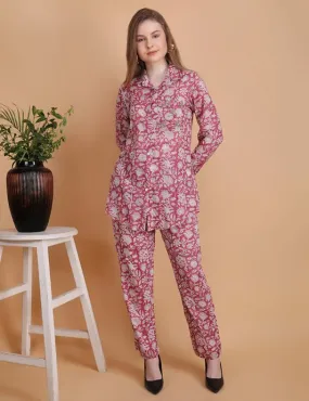 Nevaeh- Hand Block Print Cotton Co-ord Set