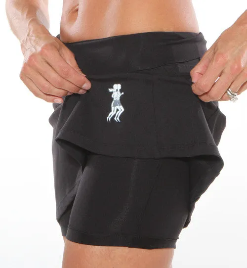 NEW! Longer Length Black Athletic Skirt