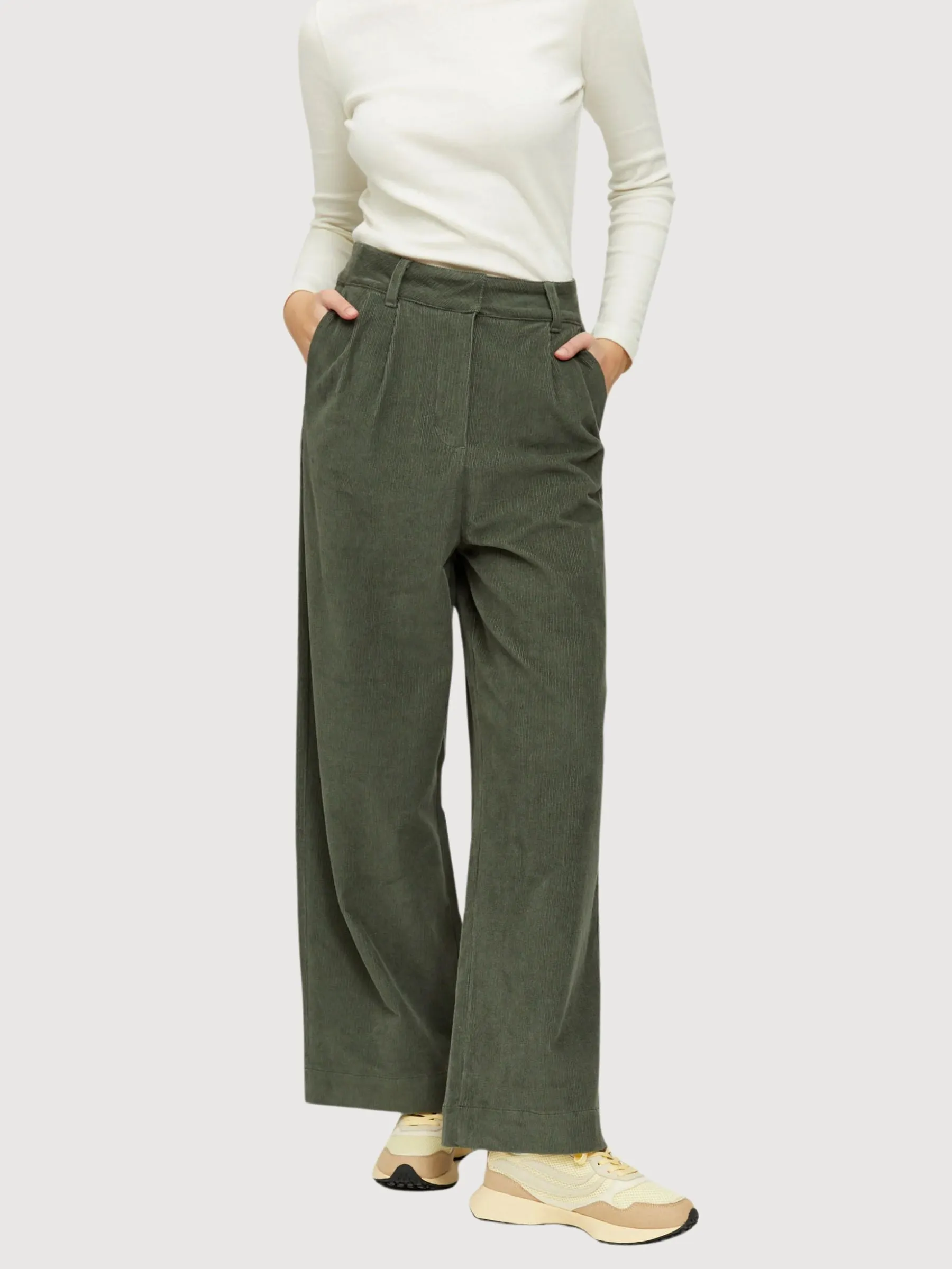 Niona Pants Thyme Women | Mazine