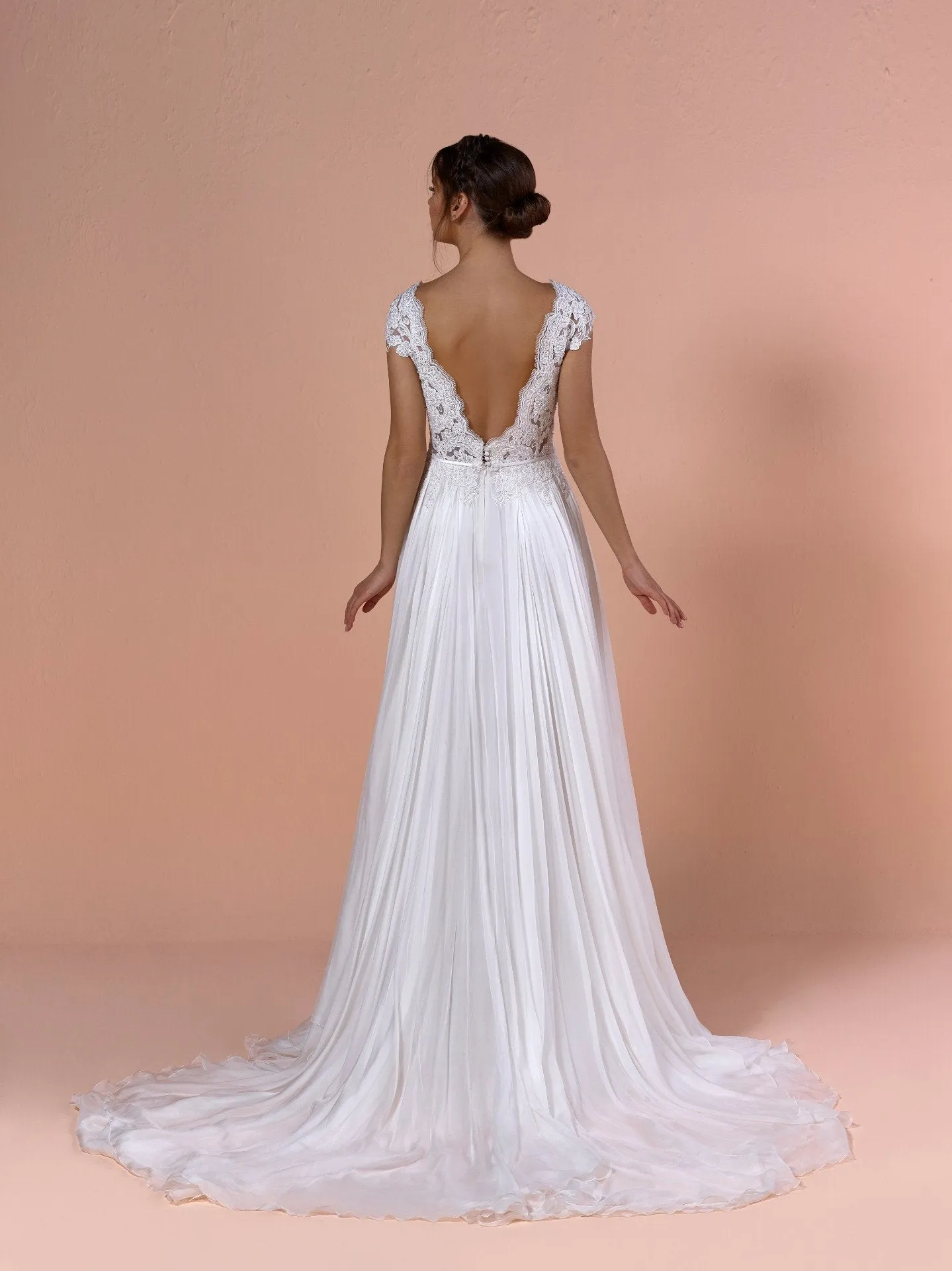 Off-The-Shoulder Pleated A-line Flared Dress