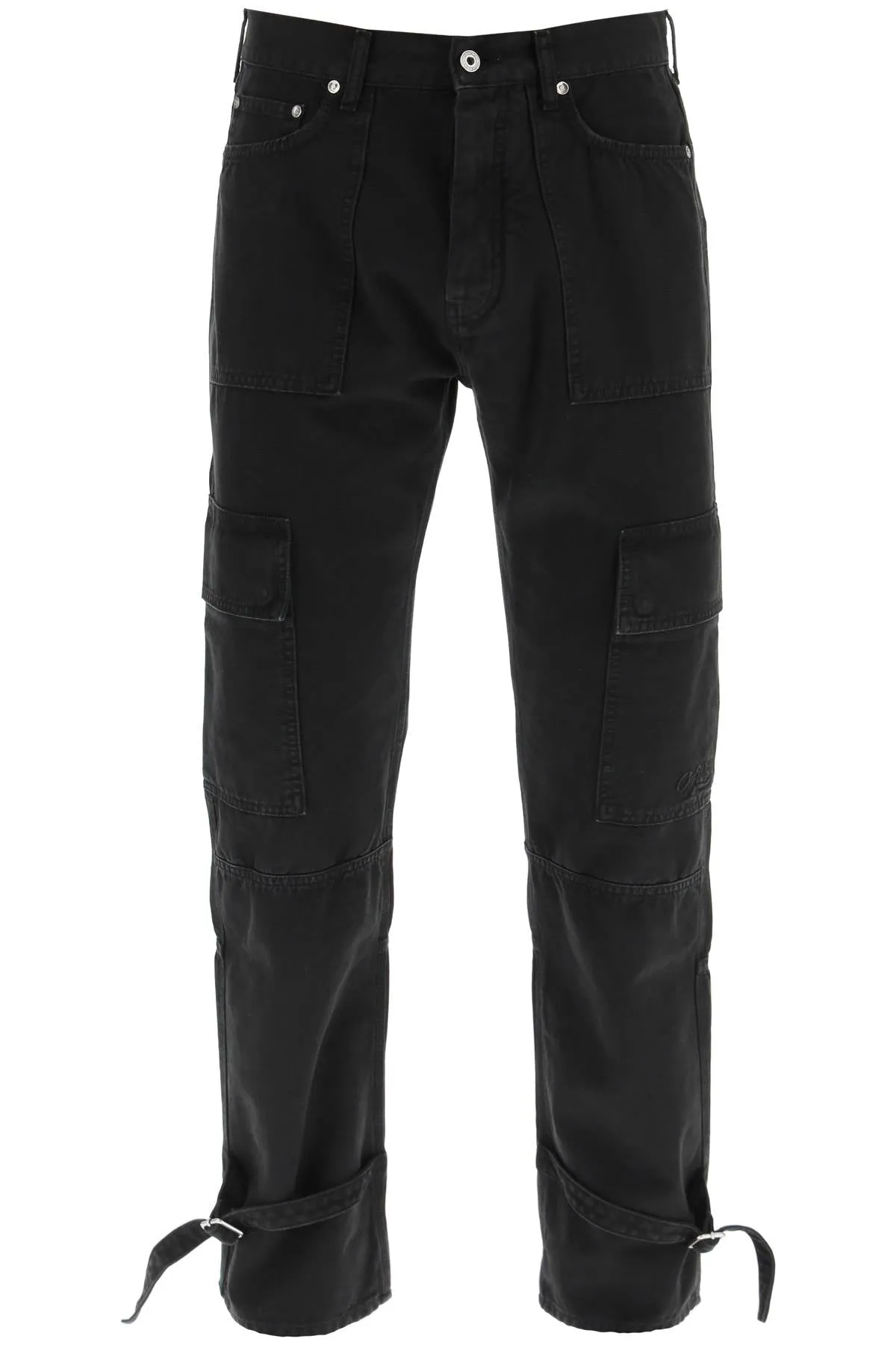 Off-White Wave Off Canvas Cargo Pants