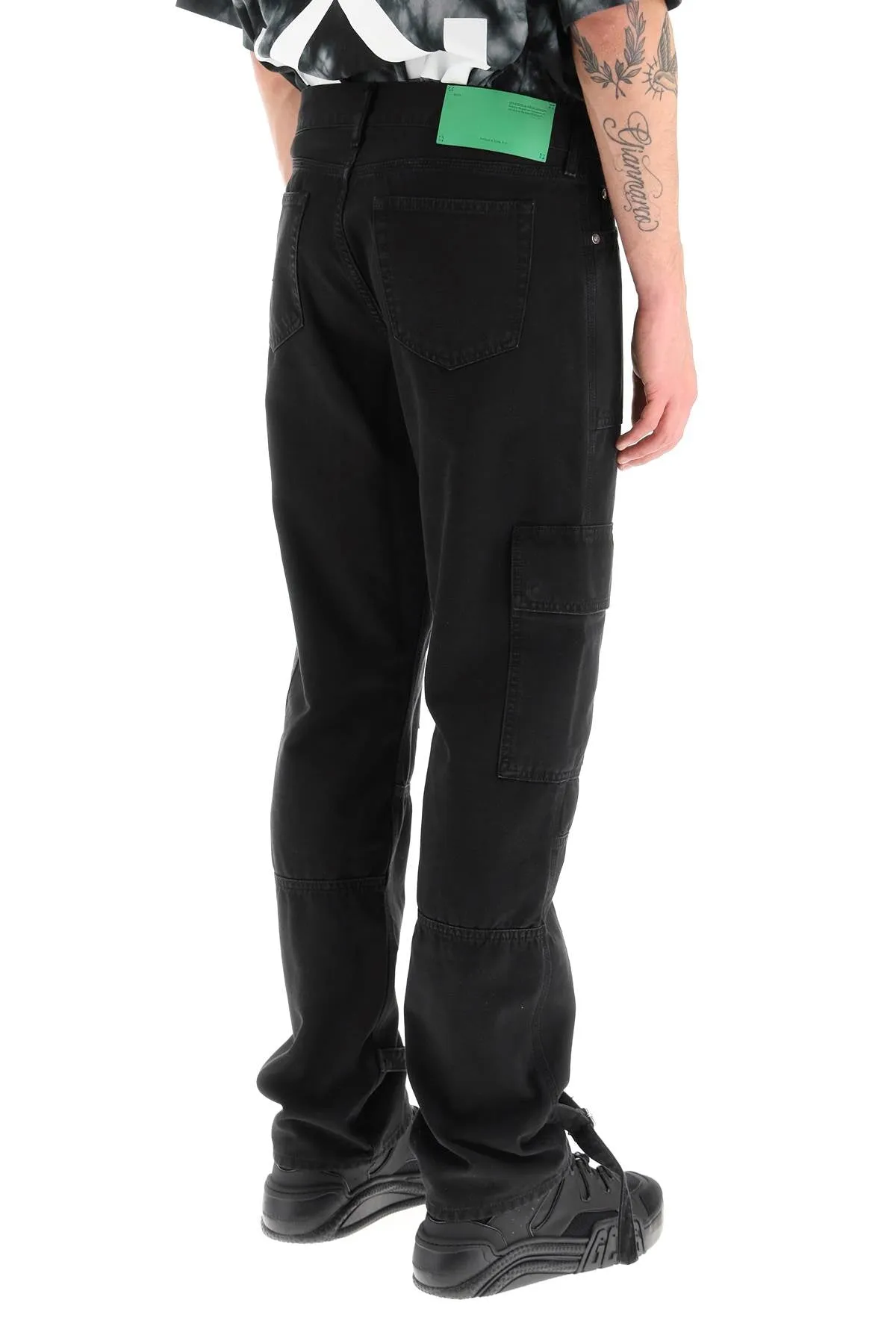 Off-White Wave Off Canvas Cargo Pants