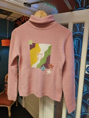 Pink Roll Neck Jumper - 12