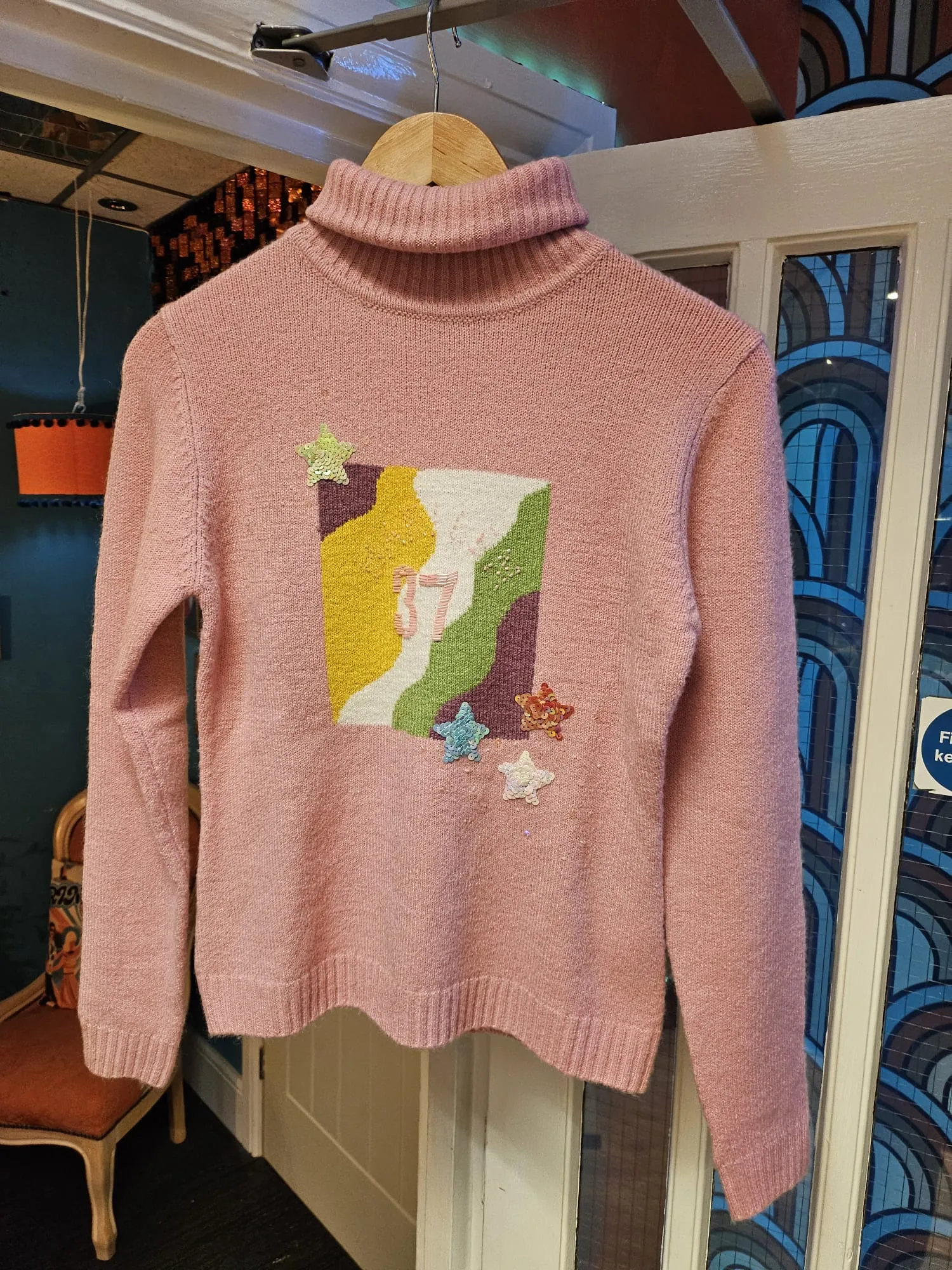 Pink Roll Neck Jumper - 12
