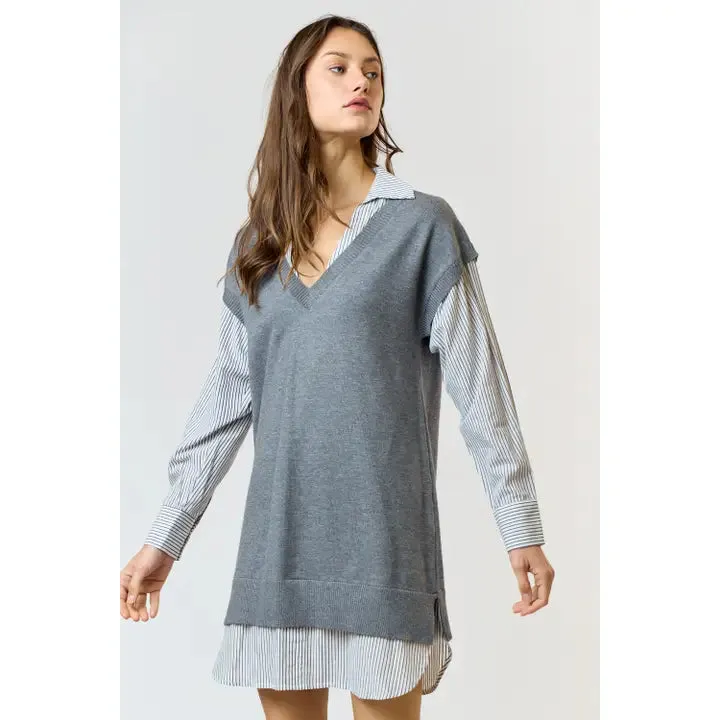 Pinstripe Dress