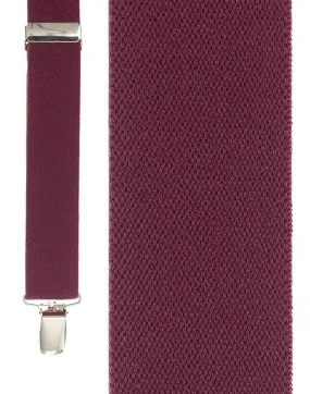 "Burgundy Newport" Suspenders