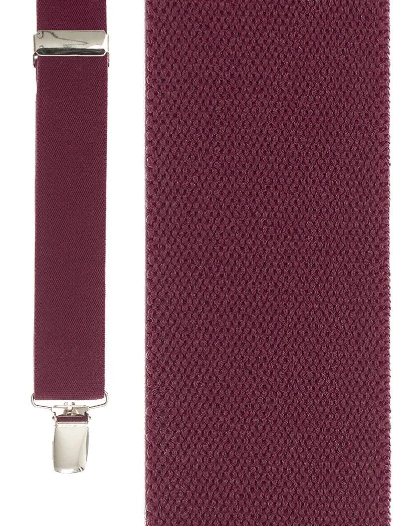 "Burgundy Newport" Suspenders